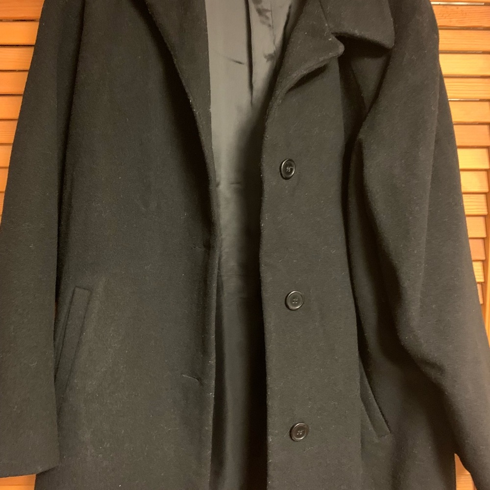 Vintage wool knee-length coat